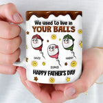 Custom 3D Inflated Effect Printed Mug - Personalized Father's Day Birthday Gifts For Dad - Cheers To The Best Dad