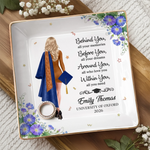Custom Full-Print Jewelry Dish - Personalized Graduation Gifts For Her - A Sweet Ending To A New Beginning