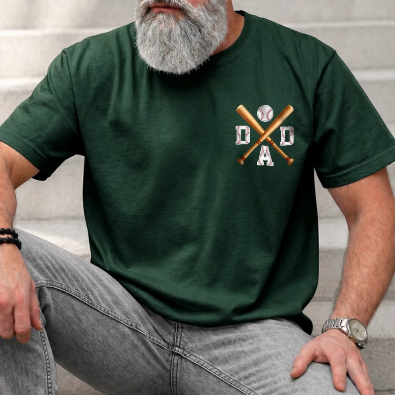 Custom Unisex T-shirt - Personalized Birthday Baseball Gifts For Dad, Grandpa, Baseball Lovers, Sports Fans, Sports Lovers - Heart Of A Champion