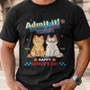 Custom Unisex T-shirt, Premium T-shirt, Hoodie - Personalized Father's Day Gifts For Cat Lovers, Cat Mom And Dad - Cat Hair, Don’t Care