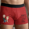 Custom Boxer Briefs, Men's Boxers - Personalized Anniversary Wedding Gifts For Husband And Wife, Him And Her - His Daily Reminder