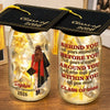 Custom Money Holder Mason Jar Light - Personalized Graduation Gifts For Her - Loved, Supported, Unstoppable