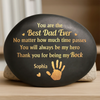 Custom Printed Rock - Personalized Father's Day Gifts For Dad, Grandpa - Memories Carved In Stone