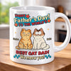 Custom Mug - Personalized Father's Day Birthday Gifts For Cat Lovers, Cat Mom And Dad - Cat Dad Life Is The Best Life