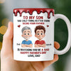 Custom 3D Inflated Effect Printed Mug - Personalized Father's Day Gifts For Son - The Dad Upgrade