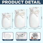 Custom Flower Vase With Ribbon - Personalized Graduation Gifts For Teachers - Never Forget Your Impact