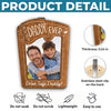 Custom Photo Car Visor Clip - Personalized Father's Day Birthday Gifts For Dad, Grandpa - Smooth Roads & Drive Safe