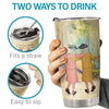Brown Bear Panda I’d Fight One Of Those Sonsabitches For You - Tumbler - To My Bestie, Gift For Bestie, Best Friend, Sister, Birthday Gift For Bestie And Friend