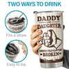Sometimes It’s Hard To Find Words To Tell You How Much You Mean To Me - Tumbler - To My Daughter, Gift For Daughter, Daughter Gift From Dad, Birthday Gift For Daughter