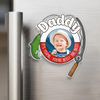 Custom Photo Acrylic Fridge Magnet - Personalized Father's Day Birthday Gifts For Dad, Grandpa - Doing What I Love Most