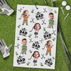 Custom Photo Golf Towel - Personalized Father's Day Birthday Golf Gifts For Dad, Grandpa - Just One More Hole