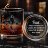 Custom Whiskey Glass With Bottom And Side Engraving - Personalized Father's Day Birthday Gifts For Dad, Grandpa, Wine, Bourbon, Whiskey Lovers - Reserved For Legends