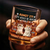Custom Whiskey Glass - Personalized Father's Day Gifts For Dog Cat Lovers, Dog Dad And Mom, Cat Owners - Feline Fun Squad