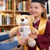 Custom Photo Graduation Plush Bear - Personalized Graduation, Memorial Sympathy Gifts For Loss Of Mom, Dad - A Hug From Heaven