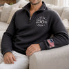 Unisex Quarter Zip Sweatshirt - America 250th Anniversary Gifts For Mom, Dad, Brother, Sister, Kids - Heritage Never Fades