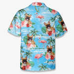 Custom Photo I'm Ready To Go To The Beach - Dog & Cat Personalized Custom Unisex Tropical Hawaiian Aloha Shirt - Summer Vacation Gift, Gift For Dog Lovers, Pet Lovers