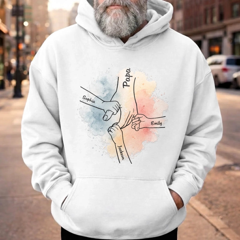 Custom Unisex T-shirt, Premium T-shirt, Hoodie - Personalized Father's Day Gifts For Dad, Grandpa - You Are My Forever Hero Dad