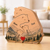 Custom Shaped Wooden Art Puzzle - Personalized Father's Day Birthday Gifts For Dad, Grandpa - Family Is Our Greatest Adventure