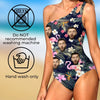 Custom Photo Sun’s Out, Sass Out - Couple Personalized Custom One Piece Swimsuit - Summer Vacation Gift For Wife, Anniversary