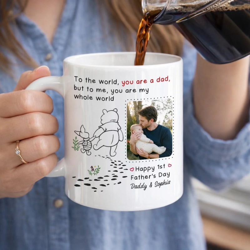 Custom Photo Mug - Personalized Baby Shower, Gender Reveal Gifts For New Dads, New Grandpas - Celebrate New Beginnings