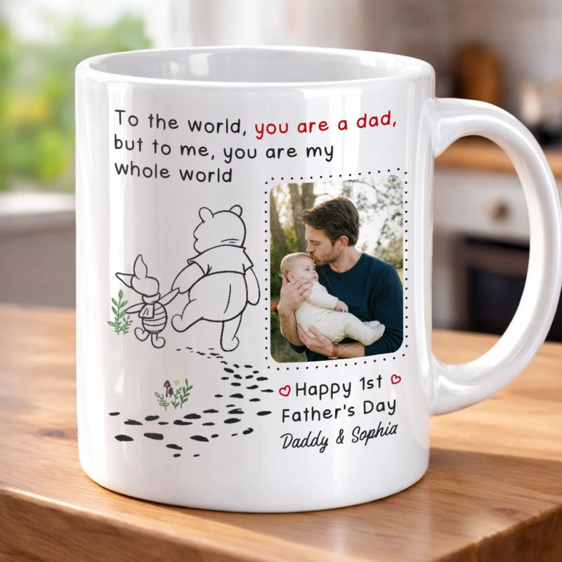 Custom Photo Mug - Personalized Baby Shower, Gender Reveal Gifts For New Dads, New Grandpas - Celebrate New Beginnings