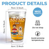 Custom Beer Glass - Personalized Father's Day Birthday Gifts For Dog Cat Lovers, Dog Dad And Mom, Cat Owners - Cheers To Pet Parenthood