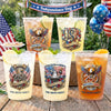 Custom Party Cups - Personalized America 250th Anniversary Gifts For Mom, Dad, Brother, Sister, Kids - Cheers To 250 Years America