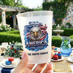 Custom Party Cups - Personalized America 250th Anniversary Gifts For Mom, Dad, Brother, Sister, Kids - Cheers To 250 Years America
