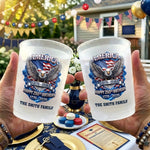 Custom Party Cups - Personalized America 250th Anniversary Gifts For Mom, Dad, Brother, Sister, Kids - Cheers To 250 Years America