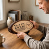 Custom Wooden Clock - Personalized Father's Day Birthday Gifts For Dad, Grandpa - Dad’s Love Never Fails