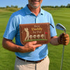 Custom Golf Bag - Personalized Father's Day Birthday Golf Gifts For Dad, Grandpa - Born To Chase Birdies