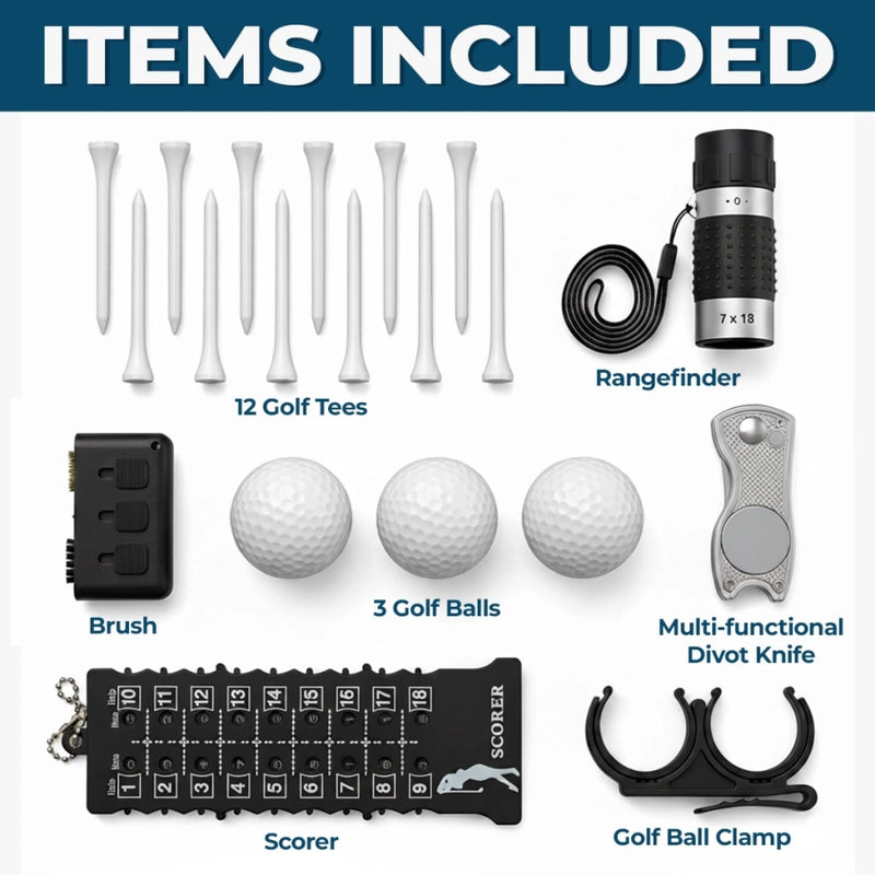 Custom Golf Bag - Personalized Father's Day Birthday Golf Gifts For Dad, Grandpa - Born To Chase Birdies