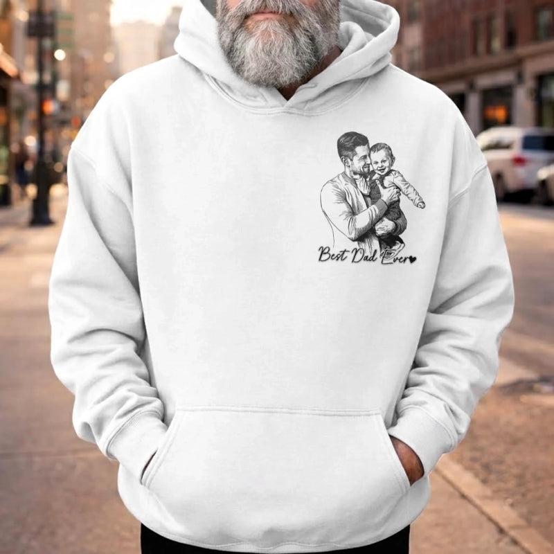 Custom Photo T-shirt, Hoodie - Personalized Father's Day Birthday Gifts For Dad, New Dads, Grandpa - Dad, You’re One Of A Kind