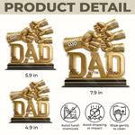 Custom Acrylic Plaque - Personalized Father's Day Birthday Gifts For Dad, Grandpa - Your Strength Grows Us