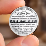 Custom Pocket Hug - Personalized Birthday Gifts For Grandson - My Greatest Joy