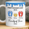 Custom 3D Inflated Effect Printed Mug - Personalized Father's Day, Baby Shower, Gender Reveal Gifts For New Moms, New Dads, New Parents - Our Greatest Adventure
