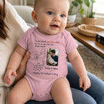 Custom Photo Baby Onesie - Personalized Baby Shower, Gender Reveal Gifts For New Dads, New Grandpas - Together We Make a Family