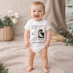 Custom Photo Baby Onesie - Personalized Baby Shower, Gender Reveal Gifts For New Dads, New Grandpas - Together We Make a Family
