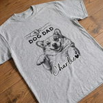 Custom Photo Unisex T-shirt, Premium T-shirt, Hoodie - Personalized Father's Day Gifts For Dog Lovers, Dad - Tiny Paws Big Love