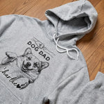 Custom Photo Unisex T-shirt, Premium T-shirt, Hoodie - Personalized Father's Day Gifts For Dog Lovers, Dad - Tiny Paws Big Love
