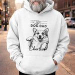 Custom Photo Unisex T-shirt, Premium T-shirt, Hoodie - Personalized Father's Day Gifts For Dog Lovers, Dad - Tiny Paws Big Love