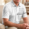 Custom All Over Print Polo Shirt - Personalized Father's Day Birthday Golf Gifts For Dad, Grandpa - Good Times And Tee Lines