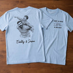 Custom Photo Unisex T-shirt - Personalized Father's Day Birthday Gifts For Dad, Grandpa, Daughter - Forever My Hero