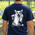 Custom Photo Unisex T-shirt - Personalized Father's Day Birthday Gifts For Dog Cat Lovers, Dog Dad And Mom, Cat Owners - Best Pet Dad Ever