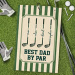 Custom Golf Towel - Personalized Father's Day Birthday Golf Gifts For Dad, Grandpa - Keep Calm & Golf On
