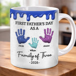 Custom 3D Inflated Effect Printed Mug - Personalized Father's Day Birthday Gifts For Mom, Dad, Kids - Family Makes Everything Better