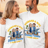 Custom T-shirt, Premium T-shirt, Hoodie - Personalized Summer Vacation And Travel Gifts For Husband And Wife, Him And Her, Cruise Lovers - Partners On Deck For Life