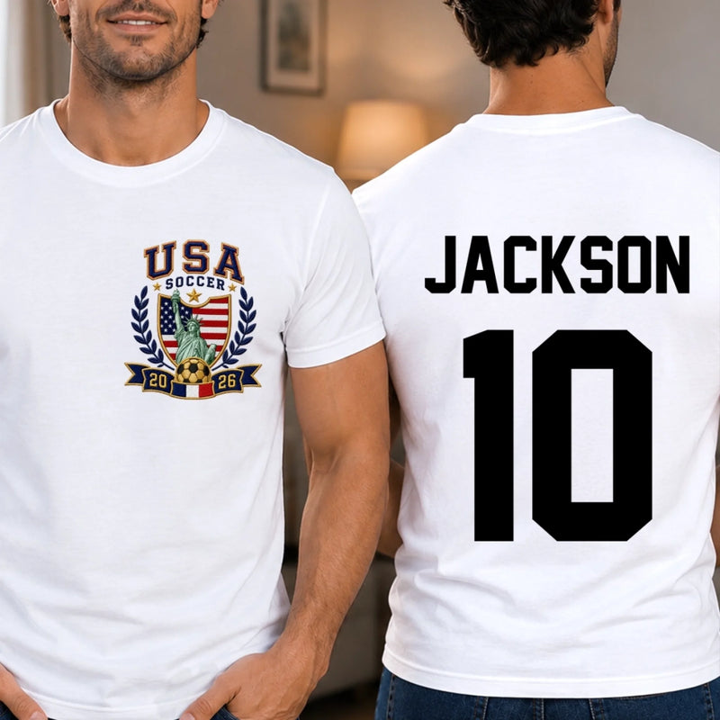 Custom International Soccer Tournament Unisex T-shirt - Personalized Birthday Gifts For Soccer Lovers, Sports Fans, Sports Lovers - The Future Starts Here