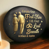 Custom Printed Rock - Personalized Anniversary Wedding Gifts For Husband And Wife, Him And Her - Golden Years, Golden Love