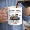 Custom Mug - Personalized Father's Day Birthday Gifts For Son, New Dad, New Parents - The Man, The Myth